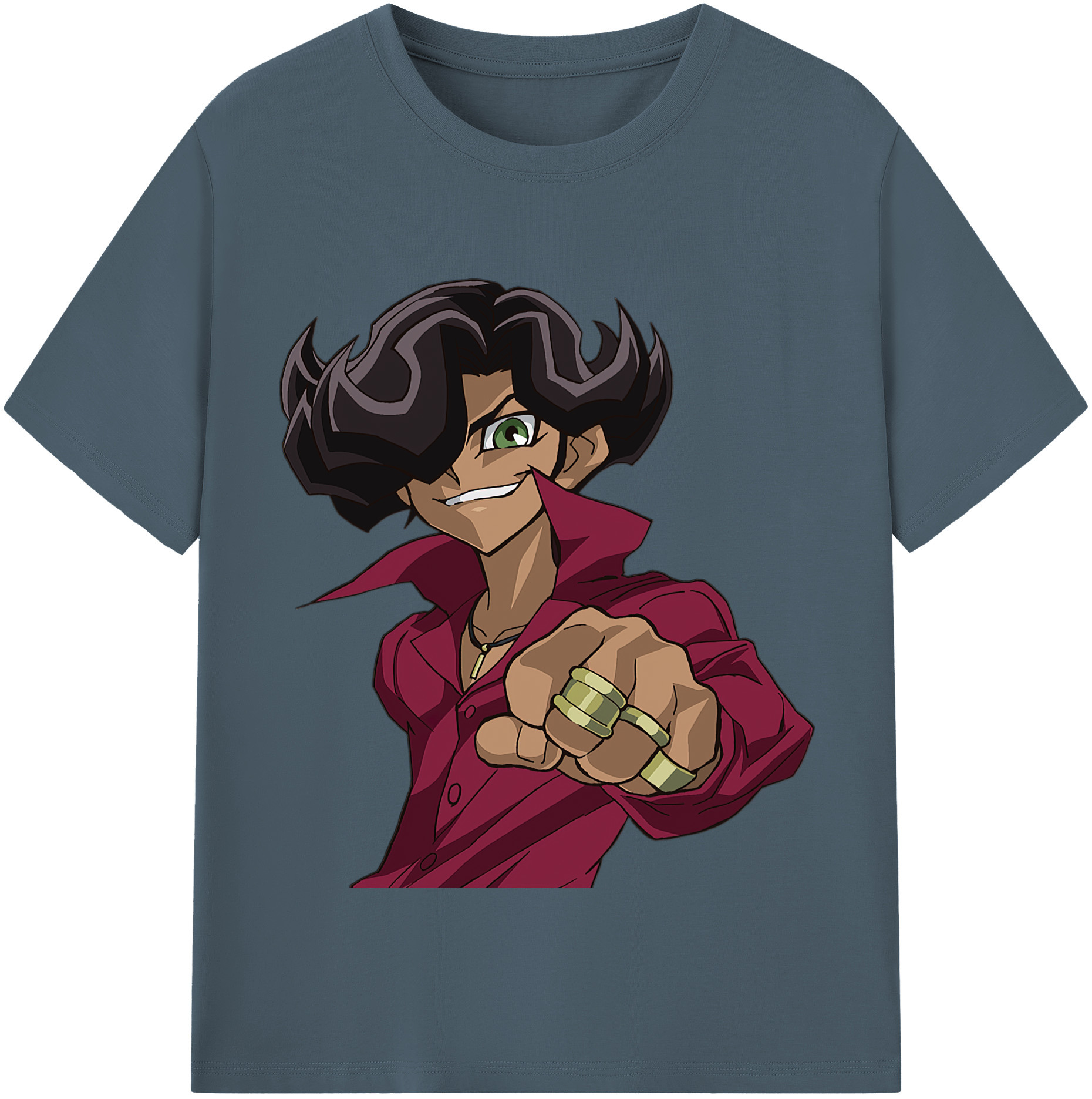 （画像用） 遊☆戯☆王 Yu-Gi-Oh! 綿100％半袖Tシャツ（フロントプリント）